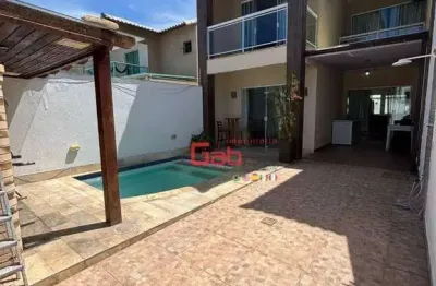 Casa com 4 dormitórios à venda, 153 m² por r$ 950.000,00 - portinho - cabo frio/rj