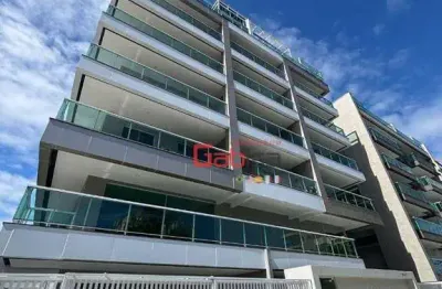 Apartamento com 1 dormitório à venda, 60 m² por r$ 450.000,00 - braga - cabo frio/rj