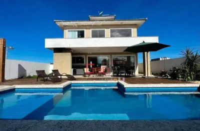 Casa com 3 dormitórios para alugar, 130 m² por r$ 10.641,74/mês - guriri - cabo frio/rj