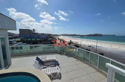 Cobertura com 4 dormitórios à venda, 320 m² por r$ 4.500.000 - centro - cabo frio/rj