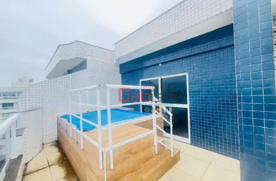 Cobertura com 4 dormitórios à venda, 141 m² por r$ 1.050.000,00 - braga - cabo frio/rj
