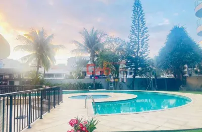 Apartamento com 2 dormitórios para alugar, 70 m² por r$ 3.400,00/mês - braga - cabo frio/rj