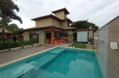 Casa com 4 dormitórios, 194 m² - venda por r$ 2.800.000,00 ou aluguel por r$ 14.250,00/mês - ponta de manguinhos - armação dos búzios/rj