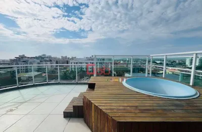 Cobertura com 4 dormitórios à venda, 282 m² por r$ 1.400.000,00 - braga - cabo frio/rj