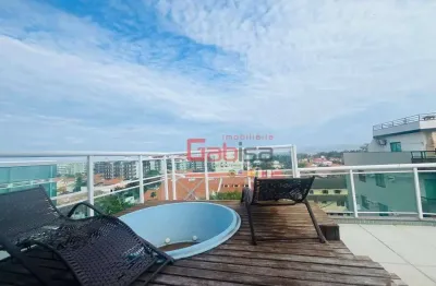 Cobertura com 4 dormitórios à venda, 200 m² por r$ 1.400.000 - braga - cabo frio/rj