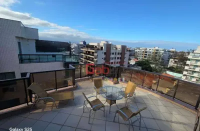 Cobertura com 4 dormitórios à venda, 230 m² por r$ 2.100.000 - vila nova - cabo frio/rj