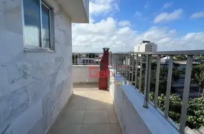 Cobertura com 4 dormitórios, 143 m² - venda por r$ 590.000,00 ou aluguel por r$ 3.655,38/ano - braga - cabo frio/rj
