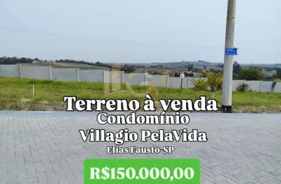 Terreno à venda no condomínio villagio pelavida - elias fausto/sp
