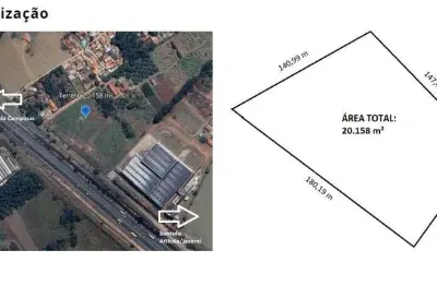 Terreno à venda, 20158 m² por r$ 4.900.000,00 - ponte alta - atibaia/sp