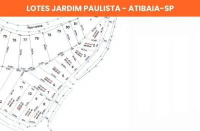 Terreno à venda, 500 m² por r$ 110.000,00 - jardim paulista - atibaia/sp