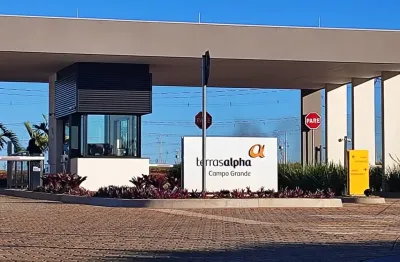 Terreno em condomínio fechado à venda na Rua Agerato, Terras Alpha Campo Grande, Campo Grande