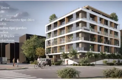 Apartamento com 1 quarto à venda na rua apóstolo paschoal, 1441, canasvieiras, florianópolis, 24 m2 por r$ 346.900