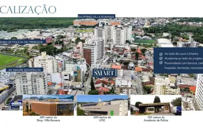 Apartamento com 1 quarto à venda na travessa antenor cardoso da silva, 39, trindade, florianópolis, 39 m2 por r$ 663.401