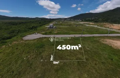 Terreno em condomínio fechado à venda na rodovia armando calil bulos, 2500, vargem do bom jesus, florianópolis, 450 m2 por r$ 548.000