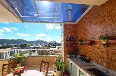 Cobertura com 3 quartos à venda na rua graciliano manoel gomes, 898, ingleses do rio vermelho, florianópolis, 153 m2 por r$ 690.000