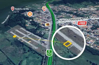 Terreno à venda na projetada c, 99, porto da vila, imbituba, 212 m2 por r$ 175.000