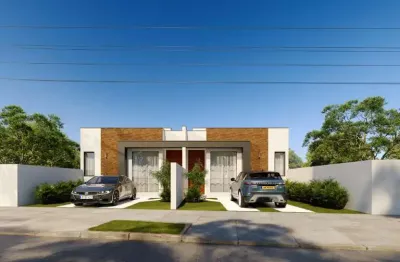 Casa com 2 quartos à venda na projetada2 loteamento quinta dos guimarães, 70, povoado de nova brasília, imbituba, 65 m2 por r$ 423.000