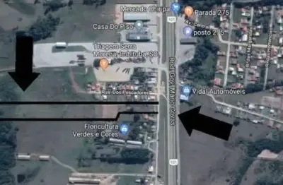 Terreno à venda na rodovia marginal br 101, 3, araçatuba, imbituba, 50000 m2 por r$ 5.350.000