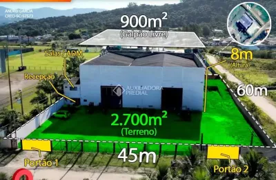Sala comercial à venda na da floresta, 576, vila santo antônio, imbituba, 900 m2 por r$ 2.800.000