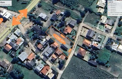 Terreno à venda na joão leandro gregório, 88, campo d'una, imbituba, 1288 m2 por r$ 495.000