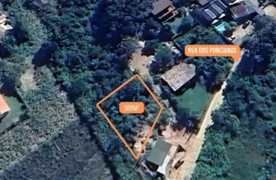 Terreno à venda na dos poncianos, 100, ibiraquera, imbituba, 588 m2 por r$ 320.000