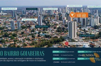 Viva perto de tudo no seu novo apartamento em cuiabá-mt.