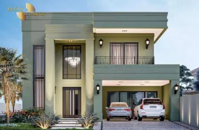 Sobrado com 4 suites à venda, 346 m² por r$ 3.400.000 - condomínio belvedere - cuiabá/mt