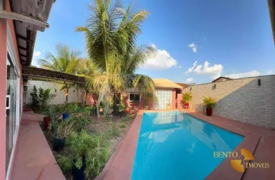 Casa com 3 dormitórios à venda, 400 m² por r$ 1.490.000,00 - residencial santorini - cuiabá/mt