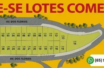 Lotes comerciais florais à venda, 380 m² por r$ 849.900 - ribeirão do lipa - cuiabá/mt