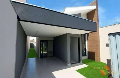 Casa com 3 dormitórios à venda, 104 m² por r$ 680.000 - jardim primavera - cuiabá/mt