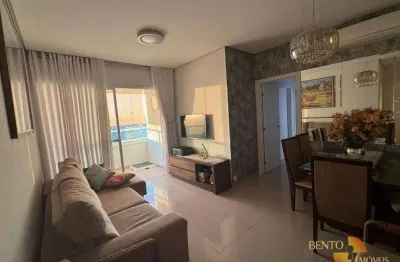 Apartamento com 3 dormitórios à venda, 125 m² por r$ 850.000 - jardim guanabara - cuiabá/mt