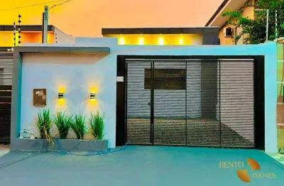 Casa com 3 dormitórios à venda, 113 m² por r$ 799.000,00 - jardim califórnia - cuiabá/mt