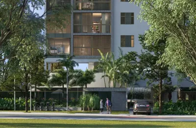 Apartamento studio no bairro de casa forte em recife, com suíte e área de lazer completa.