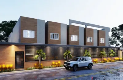 Casa pronta para morar em condomínio no bairro de candeias, jaboatão dos guararapes, com 3 quartos e 2 suítes.