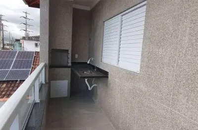Casa em condomínio fechado com 2 quartos à venda na Rua Santa Maria de Jesus, Jardim Quietude, Praia Grande