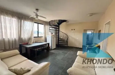 Cobertura com 3 quartos à venda na rua josé ferreira canaes filho, 549, enseada, guarujá por r$ 440.000