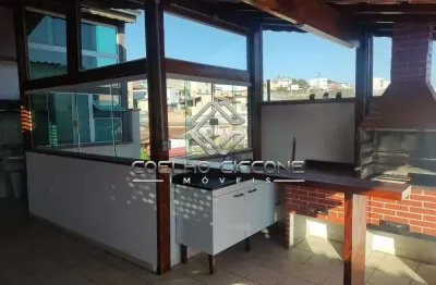 Cobertura com 2 quartos à venda na vila linda, santo andré  por r$ 522.000