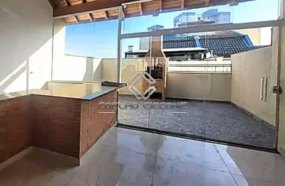 Cobertura com 3 quartos à venda no campestre, santo andré  por r$ 620.000