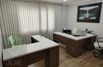 Sala comercial para locação em são josé dos pinhais, cidade jardim, 2 banheiros