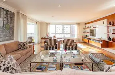 Luxuoso apartamento mobiliado - 340m² - paraíso  - são paulo - sp