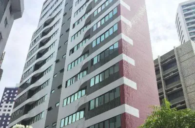 Flat com 1 dormitório para alugar, 32 m² por r$ 2.600,02/mês - boa viagem - recife/pe