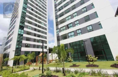 Apartamento com 2 dormitórios para alugar, 44 m² por r$ 4.600,02/mês - parnamirim - recife/pe