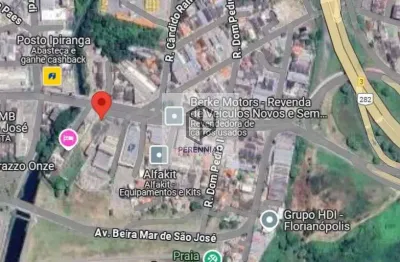 Terreno comercial para alugar na Avenida Governador Ivo Silveira, 1327, Capoeiras, Florianópolis