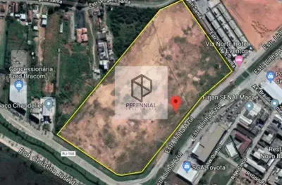 Terreno comercial para alugar na Rodovia Christino José da Silva Júnior, Virgem Santa, Macaé