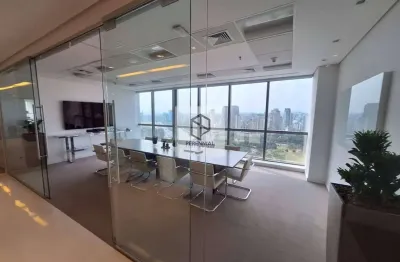Escritório mobiliado para locação no Itaim Bibi, São Paulo - 1.539 m²