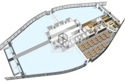 Sala comercial com 10 salas para alugar na Rua Sansão Alves dos Santos, 400, Cidade Monções, São Paulo
