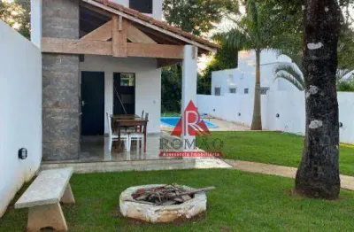 Chácara com 4 dormitórios à venda, 800 m² por r$ 1.200.000 - condomínio aquarius - araçoiaba da serra/sp