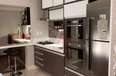 Apartamento 1 dormitório para alugar, 52 m² por r$ 5.050/mês - spettacolo patriani