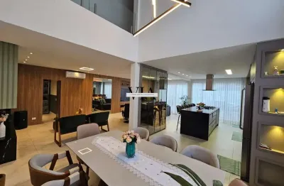 Linda casa com 04 suítes e mobiliada no condomínio residencial 4
