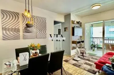 Apartamento de 65m² no life park alphaville - mobiliado